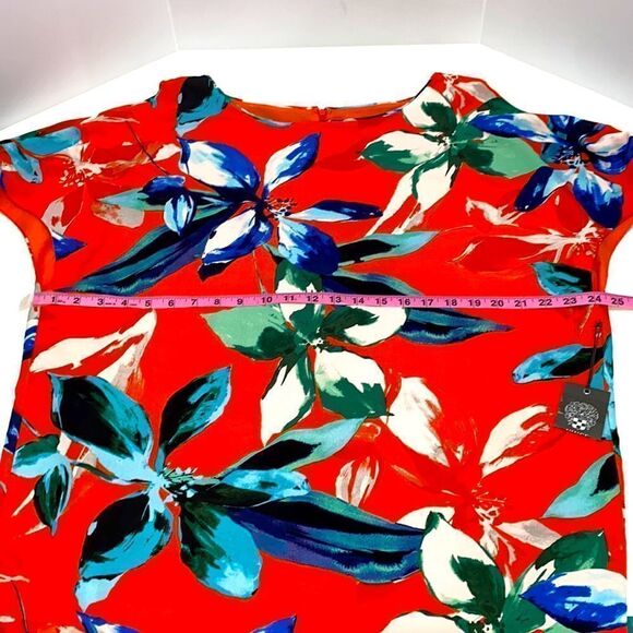 Vince Camuto Cold Shoulder Floral Printed Shift Dress Size 16 NWT MSRP $148 - Picture 14 of 16